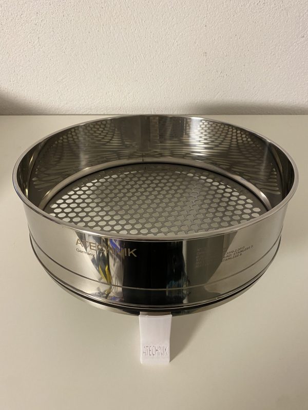 Laborsieb Edelstahl 25cm – Feines Rundsieb 0,6mm Maschenweite Für Küche & Labor, Rostfrei & Langlebig